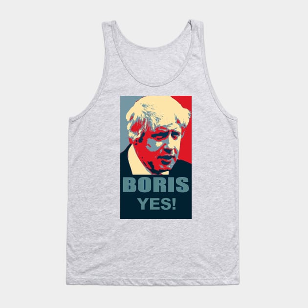 Boris Yes Tank Top by Spacestuffplus